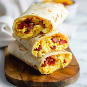 Egg Wrap with Fries